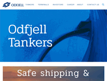 Tablet Screenshot of odfjell.com